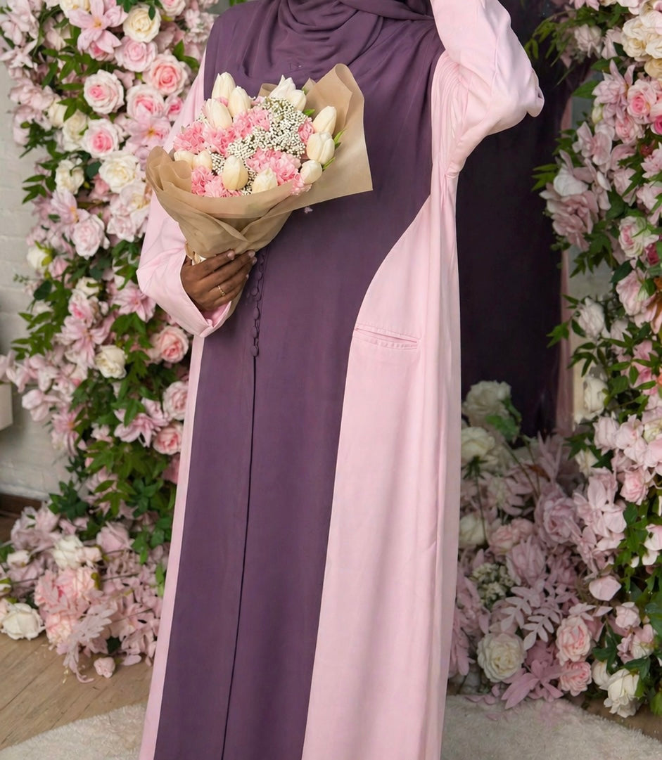 Blush Harmony Abaya