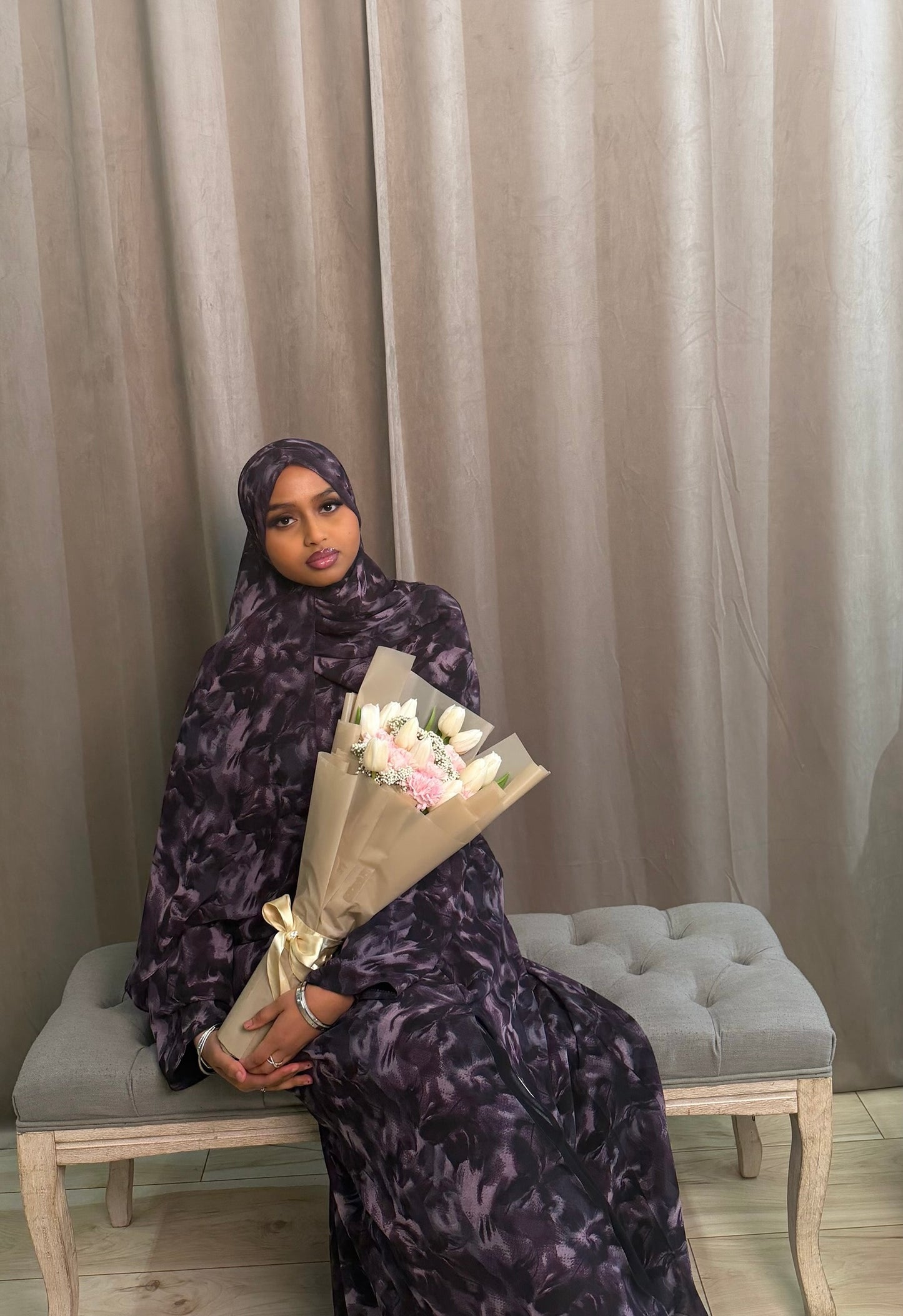 Royal Violet Abaya