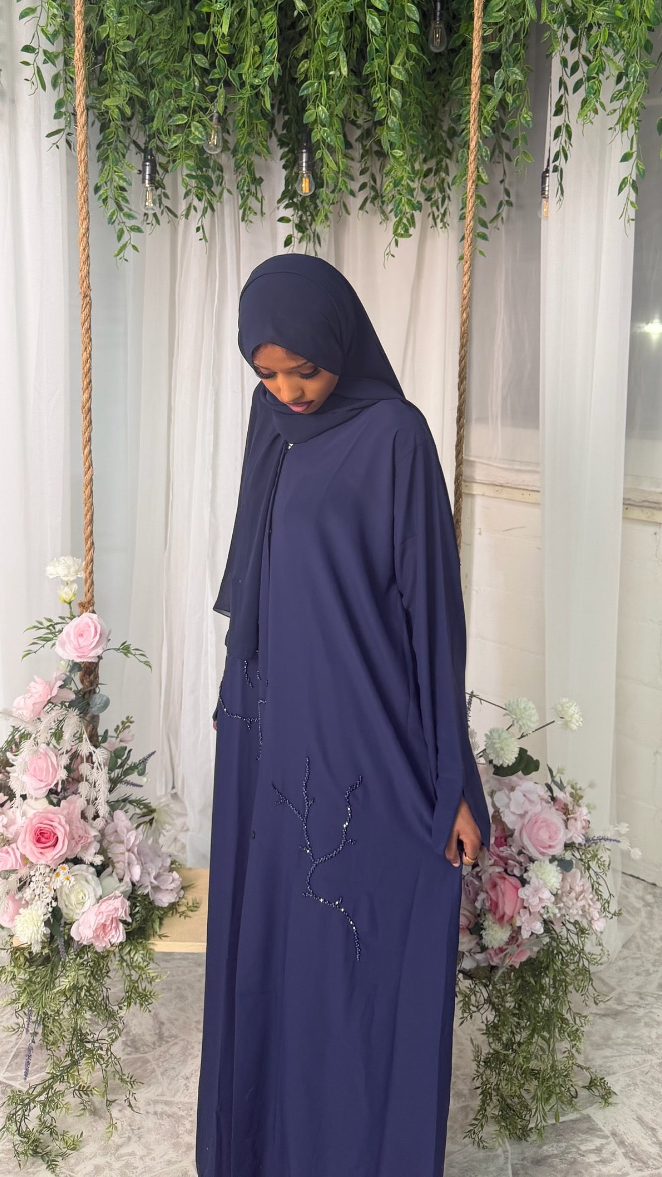 Midnight Veil Abaya